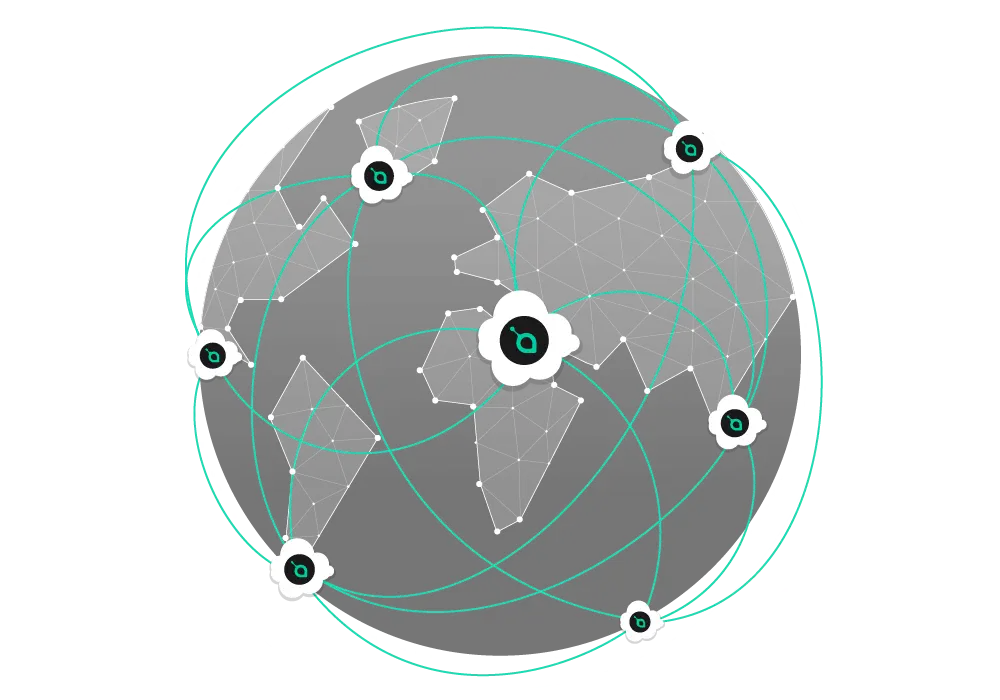 Secured by a blockchain Image